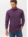 Lavender Harold P Hi Flex Easy Care Shirt | Brax Men's Shirts Collection | Sam's Tailoring Fine Men Clothing