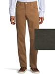 Khaki Cooper Fancy Marathon High Flexibility Trouser | Brax Men's Trousers | Sam's Tailoring Fine Men's Clothing