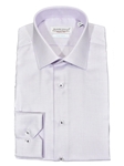 Lilac Piquet Textured Non Iron Dress Shirt | Marcello Dress Shirts Collection | Sam's Tailoring Fine Men's Clothing