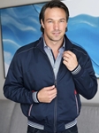 Navy Microfiber Nautical Yachting Men Jacket | Marcello Sport Outerwear Collection | Sam's Tailoring Fine Men's Clothing