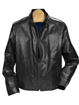 Black Leather to Microfiber Reversible Jacket | Marcello Sport Outerwear Collection | Sam's Tailoring Fine Men's Clothing