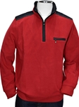 Red Garda Nautique Pullover Zip Sweater | Marcello Sport Sweaters Collection | Sam's Tailoring Fine Men's Clothing