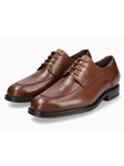Dark Brown Grain Leather Shock Absorber Dress Shoe | Mephisto Dress Shoes Collection | Sams Tailoring Fine Men's Clothing