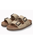 Warm Grey Without Lining Air Relax Buckle Fastener Sandal | Mephisto Men's Sandals | Sams Tailoring Fine Men Clothing