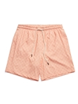 Orange Patterned Retro Print Swimshort | Stone Rose Shorts Collection | Sams Tailoring Fine Men Clothing