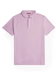 Lavender Solid Drytouch Short Sleeve Pique Polo | Stone Rose Polos Collection | Sams Tailoring Fine Men Clothing