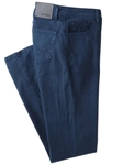 Blue Brushed Sateen Jack Fit Men's Denim | Jack Of Spades Jack Fit Jeans Collection | Sam's Tailoring Fine Mens Clothing