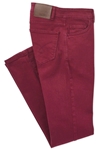 Burgundy Stretch Twill Straight Leg Denim | Jack Of Spades Jack Fit Jeans Collection | Sam's Tailoring Fine Mens Clothing