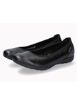 Black Ballerinas Leather Smooth Women's Flat | Mephisto Women's Flats Shoe | Sams Tailoring