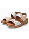 Nude Leather Nubuck Air Relax Women's Sandal | Mephisto Women Sandals | Sam's Tailoring Fine Women's Shoes