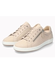 Nude Leather Nubuck Classic Women's Sneaker | Mephisto Women Sneakers | Sams Tailoring Fine Women's Shoes