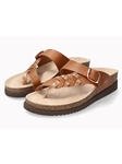 Camel Leather Smooth Women's Cork Sandal | Mephisto Women Cork Sandals | Sam's Tailoring Fine Women's Shoes