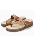 Camel Leather Nubuck Women's Cork Sandal | Mephisto Women Cork Sandals | Sam's Tailoring Fine Women's Shoes