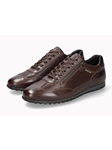 Brown Leather Smooth Soft Air Sporty Men's Sneaker | Mephisto Men's Sneakers Collection  | Sam's Tailoring Fine Men Clothing