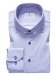 Bright Purple Modern 4Flex Stretch Knit Men's Shirt | Emanuel Berg Dress Shirts Collection | Sam's Tailoring Fine Men Clothing
