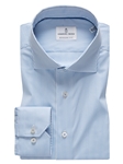 Bright Blue Modern Performance Stretch Dress Shirt | Emanuel Berg Dress Shirts Collection | Sam's Tailoring Fine Men Clothing