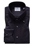 Oxford Herringbone Flannel Men's Luxury Dress Shirt | Emanuel Berg Dress Shirts Collection | Sam's Tailoring Fine Men Clothing