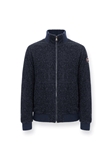 Navy Blue Melange Woolen Sailor Men Jacket | Colmar Men's Jackets | Sam's Tailoring Fine Men's Clothing