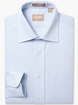 Light Blue Medium Spread Pinpoint Oxford Shirt | Gitman Dress Shirts Collection | Sam's Tailoring Fine Men Clothing