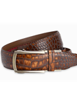 Brown Kayiman 1 3/8" Strap Men's Luxury Belt | NexBelt Dress Belts | Sam's Tailoring Fine Men's Clothing