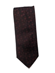 Wine On Wine Medallion Print Men XL Tie | Santostefano XL Ties | Sam's Tailoring Fine Men's Clothing