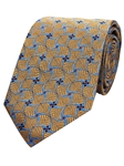 Gold Woven Neat Silk Men's Tie | Gitman Bros. Ties Collection | Sam's Tailoring Fine Men Clothing