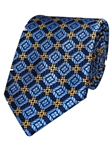 Blue Woven Neat Silk Fine Men's Tie | Gitman Bros. Ties Collection | Sam's Tailoring Fine Men Clothing