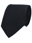 Black Chevron Solid Cashmere Silk Tie | Gitman Bros. Ties Collection | Sam's Tailoring Fine Men Clothing