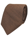 Brown Chevron Solid Cashmere Silk Tie | Gitman Bros. Ties Collection | Sam's Tailoring Fine Men Clothing