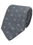 Grey Woven Neat Silk/Cashmere Tie | Gitman Ties Collection | Sam's Tailoring Fine Men Clothing