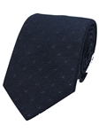 Navy Woven Grenadine Dot Men's Tie | Gitman Ties Collection | Sam's Tailoring Fine Men Clothing