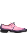 Pink Principe Patina Leather Men's Derby Shoe | Mezlan Lace Up Shoes Collection | Sam's Tailoring Fine Men's Clothing