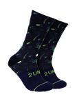 Midnight Oasis Flex Printed Crew Sock | 2Undr Men's Socks | Sam's Tailoring Fine Men Clothing
