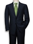 Hickey Freeman Tailored Clothing Blue/Green Pinstripe Suit 081307034 - Suits | Sam's Tailoring Fine Men's Clothing