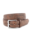 Antique Cognac African Cape Buffalo Skin Casual Belt | Torino Leather Belts Collection | Sam's Tailoring Fine Men Clothing