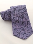 IKE Behar Charcoal with Floral Design Silk Tie 200115 - Fall 2014 Collection Neckwear | Sam's Tailoring Fine Men's Clothing