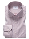 Bright Red & White Twill Sport Luxury M | Emanuel Berg Shirt Collection | Sam's Tailoring Fine Men Clothingen Shirt
