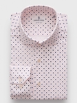 Bright Pink Modern 4Flex Stretch Knit Men's Shirt | Emanuel Berg Shirts Collection | Sam's Tailoring Fine Men Clothing