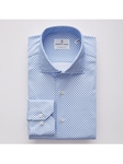 Sky Blue Modern 4Flex Stretch Knit Men's Shirt | Emanuel Berg Shirts Collection | Sam's Tailoring Fine Men Clothing