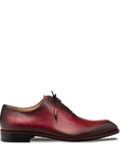 Burgundy Dietro Whole Cut Calfskin Men's Oxford | Mezlan Lace Up Shoes Collection | Sam's Tailoring Fine Men's Clothing