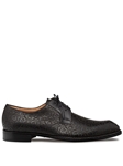 Black Lontani Patterned Calfskin Lace Up Shoe | Mezlan Lace Up Shoes Collection | Sam's Tailoring Fine Men's Clothing