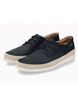 Deep Blye Nubuk Leather Soft Air Midsole Men's Shoe | Mephisto Men's Shoes Collection  | Sam's Tailoring Fine Men Clothing