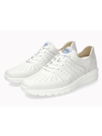 White Full Grain Leather Air Relax Men's Sneaker | Mephisto Men's Shoes Collection  | Sam's Tailoring Fine Men Clothing