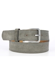 Grey Luxe Suede Leather Nubuck Lining Men's Belt | Mephisto Belts Collection | Sam's Tailoring Fine Men's Clothing