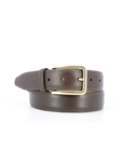 Brown Pebble Grain Italian Leather Men's Belt | Mephisto Belts Collection | Sam's Tailoring Fine Men's Clothing