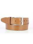 Tan Smooth Italian Leather Brass Buckle Men's Belt | Mephisto Belts Collection | Sam's Tailoring Fine Men's Clothing