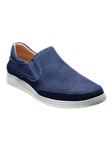 Navy Easy-Wearing Featherlight Men's Slip On | Samuel Hubbard Shoes Collection | Sam's Tailoring Fine Men Clothing