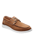 Nutmeg Nubuck Featherlight Mocs Boat Shoe | Samuel Hubbard Shoes Collection | Sam's Tailoring Fine Men Clothing