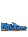 Jeans Solomeo Woven Men's Penny Loafer | Mezlan Shoes Collection | Sam's Tailoring Fine Men's Clothing xford