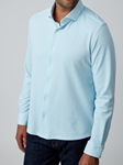 Light Blue Long Sleeve T-Series Mens Shirt | Stone Rose Shirts Collection | Sams Tailoring Fine Men Clothing